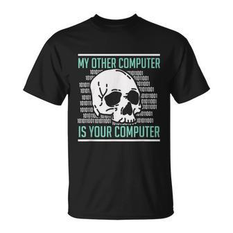 Cyber Hacker Computer Security Expert Cybersecurity V2 Unisex T-Shirt - Monsterry UK