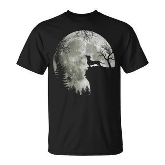 Dachshund And Moon Halloween 2 T-shirt - Thegiftio UK
