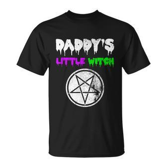 Daddys Little Witch Halloween Sexy Kinky T-Shirt - Thegiftio UK