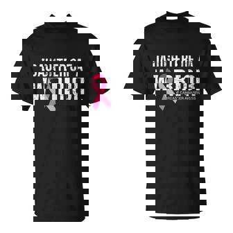 Daughter Of A Warrior Breast Cancer Awareness T-shirt - Thegiftio