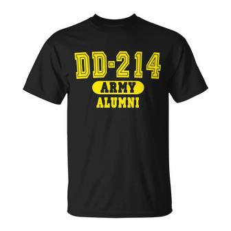 Dd-214 Us Army Alumni Tshirt Unisex T-Shirt - Monsterry