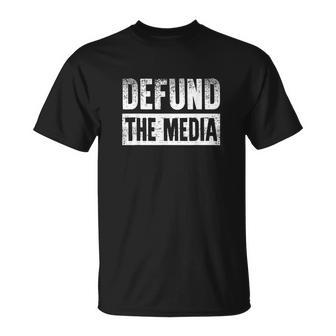 Defund The Media Tshirt Unisex T-Shirt - Monsterry DE