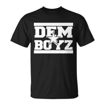 Dem Boyz Boys Dallas Texas Star Fan Pride Unisex T-Shirt - Monsterry UK