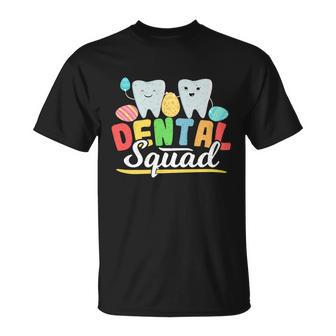 Dental Squad Easter Day Dentist Dental Assistant Hygienist T-Shirt - Thegiftio UK