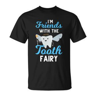 Dentist Tooth Fairy Pediatric Dental Assistant Hygienist T-Shirt - Thegiftio UK