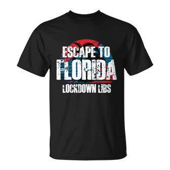 Desantis Escape To Florida Gift V2 Unisex T-Shirt - Monsterry