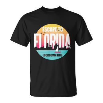 Desantis Escape To Florida Gift V3 Unisex T-Shirt - Monsterry AU