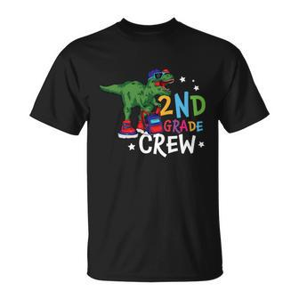 Dinosaur 2Nd Grade Crew Back To School First Day Of School Unisex T-Shirt - Monsterry