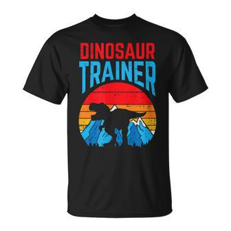 Dinosaur Trainer Retro Vintage Background Halloween T-shirt - Thegiftio UK