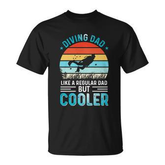 Diving Dad Fathers Day For Father Scuba Diving T-Shirt - Thegiftio UK