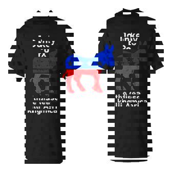 Donkey Pox Donkey Political Satire T-Shirt - Thegiftio UK