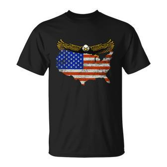 Eagle Mullet 4Th Of July Usa American Flag Gift Unisex T-Shirt - Monsterry