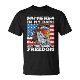 Eagle Mullet Party In The Back Sound Of Freedom 4Th Of July Gift Unisex T-Shirt - Monsterry AU