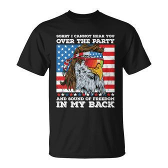 Eagle Mullet Sound Of Freedom Party In The Back 4Th Of July Gift Unisex T-Shirt - Monsterry CA