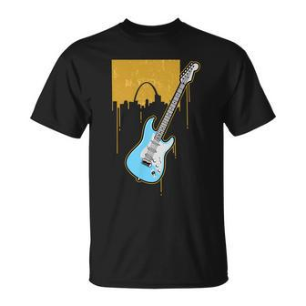 Electric Guitar Musical Instrument Unisex T-Shirt - Monsterry AU