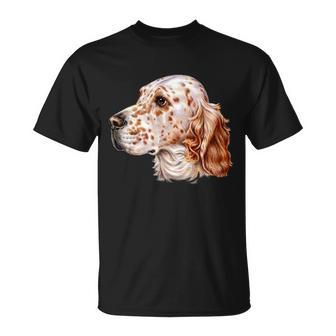 English Setter Dog Tshirt Unisex T-Shirt - Monsterry UK