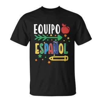Equipo Espanol Spanish Teacher Regalo Para Maestra Gift Unisex T-Shirt - Monsterry DE