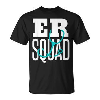 Er Squad Emergency Squad Emergency Nurse Er Nurse T-shirt - Thegiftio UK