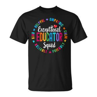 Exceptional Educator Squad Special Education Teacher Autism V2 T-shirt - Thegiftio UK