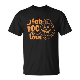 Fab Boo Lous Funny Halloween Quote V2 Unisex T-Shirt - Monsterry UK