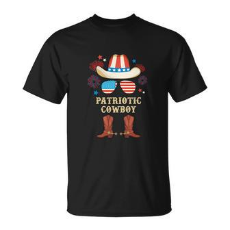 Family Group 4Th Of July Howdy The Patriotic Cowboy Unisex T-Shirt - Monsterry UK