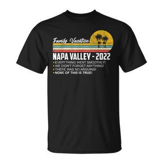 Family Vacation Napa County Valley 2022 Matching Group T-shirt - Thegiftio UK