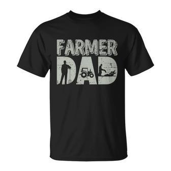 Farmer Dad Farming Farmlife Farm Tractor T-shirt - Thegiftio UK