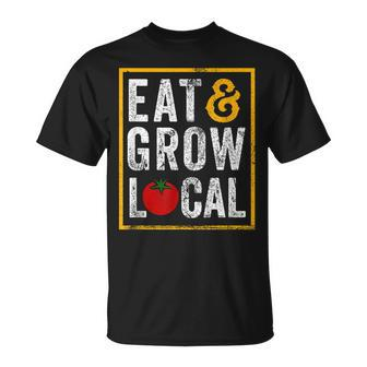 Farmers Market Eat And Grow Local Farming Farmers T-shirt - Thegiftio UK