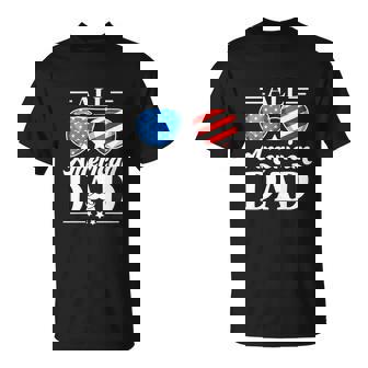 Fathers Day All American Patriot Usa Dad T-shirt - Thegiftio