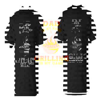 Fathers Day Bbq Grilling Chef Dad Naughty Grilling T-Shirt - Thegiftio UK