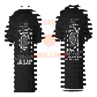 Fathers Day Bbq Grilling Chef Dad Naughty Grilling T-Shirt - Thegiftio UK