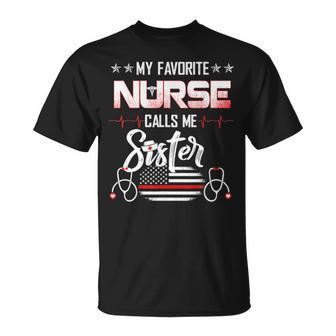 My Favorite Nurse Calls Me Sister Nursing Mother S T-shirt - Thegiftio UK
