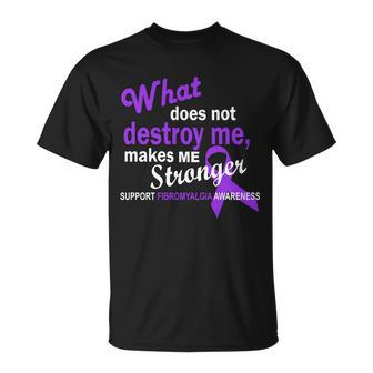 Fibromyalgia Make Me Stronger T-shirt - Thegiftio UK