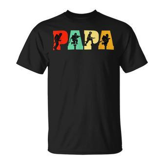 Firefighter Funny Papa Firefighter Fathers Day For Dad Unisex T-Shirt - Seseable
