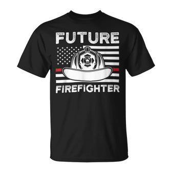 Firefighter Future Firefighter Fireman Clossing Unisex T-Shirt - Seseable