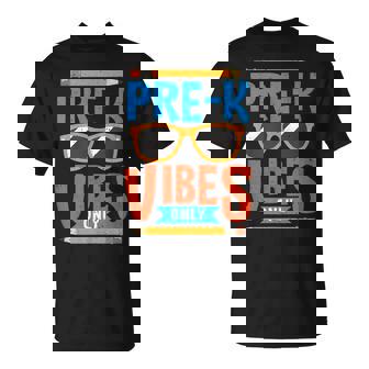 First Day Of Pre-K Vibes Only Teacher Back To School T-shirt - Thegiftio