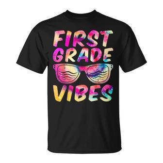First Grade Vibes First Day Of 1St Grade Kids Back To School Unisex T-Shirt - Seseable