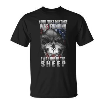 First Mistake Was Thinking I Was One Of The Sheep Tshirt Unisex T-Shirt - Monsterry UK