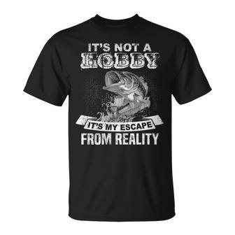Fishing - Escape From Reality Unisex T-Shirt - Seseable