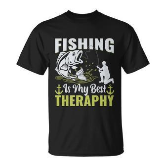 Fishing Is My Best Therapy Unisex T-Shirt - Monsterry CA
