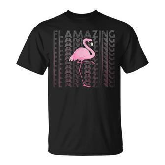 Flamazing Flamingo Wearing Sunglasses T-shirt - Thegiftio UK