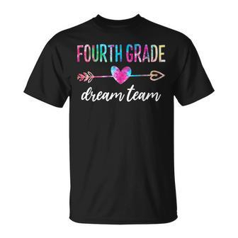 Fourth Grade Dream Team Students Teachers Back To School T-shirt - Thegiftio UK