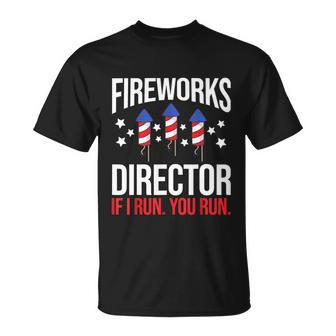 Fourth Of July 4Th July Fireworks Boom Fireworks Director T-Shirt - Thegiftio UK