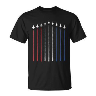 Fourth Of July 4Th July Us America Fighter Patriotic T-Shirt - Thegiftio UK