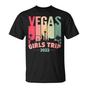 Friends Vacation Girl Las Vegas Girls Trip 2022 For T-shirt - Thegiftio UK