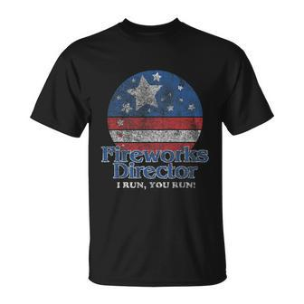 Funny 4Th Of July Shirt Fireworks Director Unisex T-Shirt - Monsterry