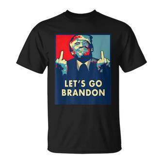 Funny Anti Biden Donald Trump Let’S Go Brandon Unisex T-Shirt - Monsterry DE