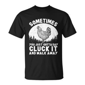 Funny Chicken Art For Chicken Lover Hen Farmer Unisex T-Shirt - Monsterry