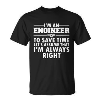 Funny Engineer Design Mechanic Electrical Engineering Gift Shirt Unisex T-Shirt - Monsterry DE