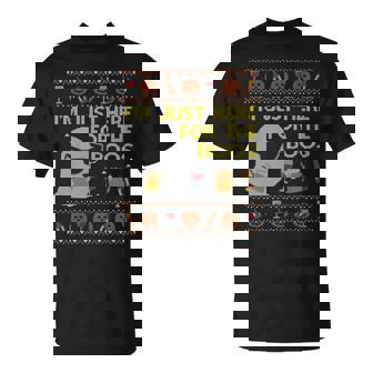 Funny Here For The Boos Sweatshirt Ugly Halloween Sweater Sweatshirt Men Women T-shirt Graphic Print Casual Unisex Tee - Thegiftio